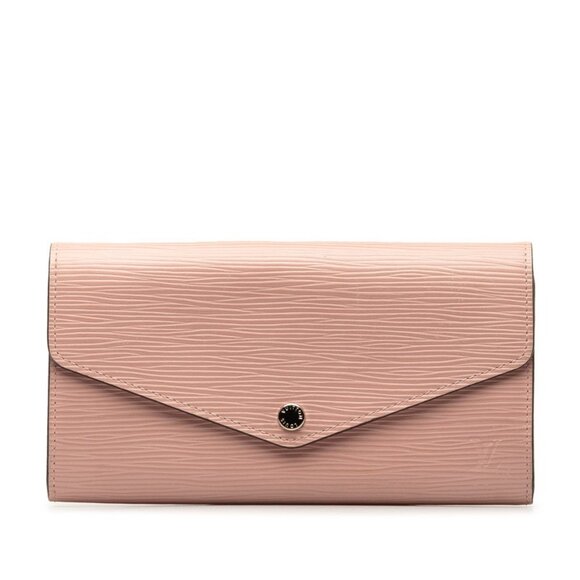 LOUIS VUITTON Pink Leather Wallet - Picture 1 of 11